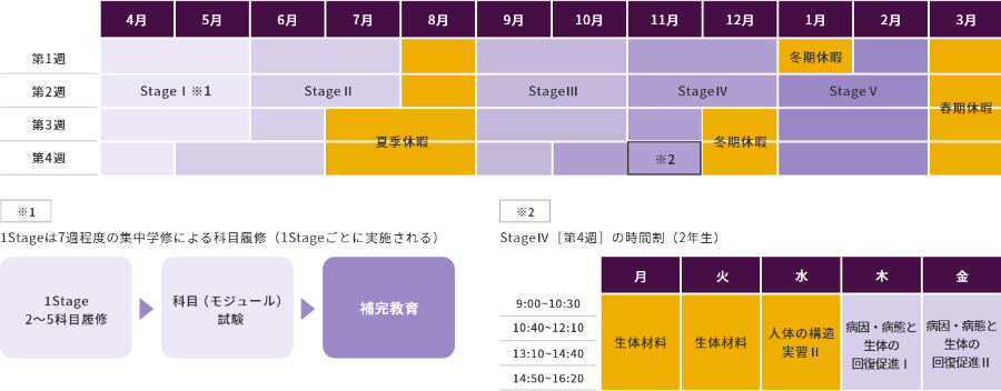 年間Stageの流れ